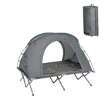 Rootz 4-i-1 campingtältset - Campsäng - Campingsäng - Sovsäck - Slitstark Oxford-nylon - Enkel transport - Myggskydd - 194cm x 157cm x 145cm