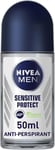 NIVEA MEN Sensitive Protect Antiperspirant Deodorant Pack of 6 (6 x 50 ml), Men'
