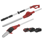 Telescopic Cordless Hedge Trimmer & Chainsaw Kit 20V SV20 Series - 2 Batteries