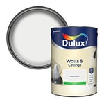 Dulux Silk Emulsion Paint For Walls And Ceilings - White Cotton 5 Litres