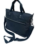 New Vintage LACOSTE N14 SOHO Women's  Horizontal TOTE Bag with Strap Black