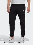 Adidas Mens Essentials Joggers - Black/White