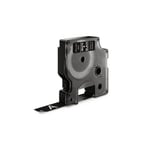 Tape DYMO D1 12mm vit på svart