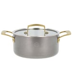 Durance gryta med lock 2,9 liter 20 cm, rostfritt stål