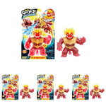 Heroes of Goo Jit Zu Deep Goo Sea Blazagon Hero Pack. Super Stretchy, Goo Filled Toy. With Water Blast Attack Feature. Stretch Him 3 Times His Size! (Pack of 4)