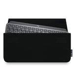 Adore June Keeb Housse Compatible avec Logitech MX Keys Mini/Logitech MX Keys Mini Mac, Fait sur Mesure Case pour Clavier - Noir