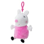 Suzy Sheep Peppa Pig Bag Clip Soft 15 Cm Plush Toys Keyring Loop Backpack Pink