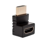 NÖRDIC vinklet HDMI 4K adapter mann til kvinnelige 90 grader