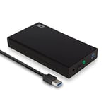 ACT AC1405 Boîtier de Disque Dur 3,5" SATA I/II/III HDD USB 3.0 Support UASP Boîtier sans Outil