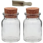 Petits Articles ménagers : Lot de 8 x Pots à épices/boîtes., Verre, Transparent, 150ml