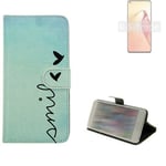 360° wallet case protective cover for Oppo Reno8 Pro Design smile
