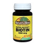Biotin 5000 mcg 60 Caps By Nature's Blend