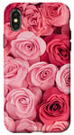 Coque pour iPhone X/XS Rose Rose Fleur Sweet Pink