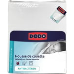 DODO Dodo Täcke Omslag - 260x240 Cm Bomull Antibakteriell Vit Gjord I Frankrike