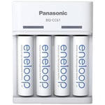 Panasonic BQ-CC61 + eneloop AA Batteriladdare NiMH