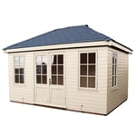 Crane Garden Buildings 3.0 x 4.2m Large Garden Room, FSC-Certified (Scandinavian Redwood)