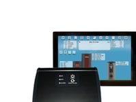 Nbe V13-Styrning Inkl. 10' - Tablet, V13-Styrning I Aluminiumlåda För Väggmontering
