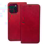 Motorola Moto G54 5G Plånboksfodral Smart Suede - Röd