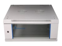 Extralink - Rack Skåp - 600X600 Mm - Väggmontering - Grå - 4U - 19"
