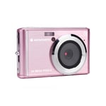 AGFA PHOTO Realishot DC5500 - Appareil Photo Numérique Compact, 24 MP, 2.4'' LCD, Zoom Digital 8x, Batterie Lithium - Rose - Neuf