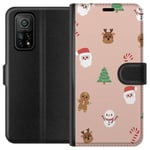Xiaomi Mi 10T 5G Svart Plånboksfodral Klassisk Julfest