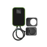 Green Cell GREENCELL LaddBox Elbil med Uttag EV15RFID Typ2 22kW 32A LCD IP66 RFID - Svart