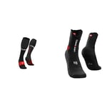COMPRESSPORT Full Socks Run Chaussette de compression Adulte Unisexe, Noir, T3 & Homme Prsv3 Trail Pro Racing Socks v3 0, Noir, 42-44 EU