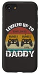 iPhone SE (2020) / 7 / 8 Leveled Up To Daddy Est 2025 Level Unlocked Dad Retro sunset Case