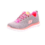 Skechers Women's Flex Appeal-Next Generation Outdoor Sneakers, Gray-Grau (Gycl), 4.5 UK