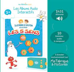 Album Suzanne et Gaston découvrent les 5 sens Lunii Histoires audio pour enfants dès 3 ans à écouter dans Ma Fabrique à Histoires