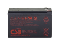 CSB Battery HRL 1234W high-rate longlife HRL1234WF2-FR Blybatteri 12 V 8,5 Ah Blyfilt (B x H x D) 151 x 94 x 65 mm Platt kontakt 6,35 mm Underhållsfritt, lågt
