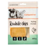 Companion Rawhide Chicken Chips Godbiter til hund 100 g