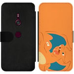 Sony Xperia Xz3 Wallet Slim Case Pokémon - Charizard