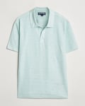 Vilebrequin Pyramid Linen Jersey Polo Pacific