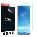 J&D Compatible for OnePlus 8 Pro Screen Protector, 3-Pack [Not Full Coverage] Premium HD Clear Film Shield Screen Protector for OnePlus 8 Pro Crystal Clear Film - [Not for OnePlus 8]