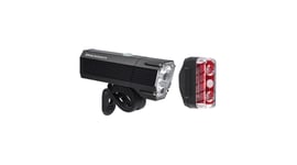 Blackburn Dayblazer 1500+65 Lyssett Sort, 1500+65 lumen, USB Oppladbar