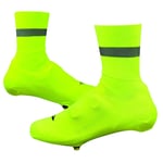 DeFeet Slipstream Reflect 4" Skoöverdrag Gul, Str. L/XL