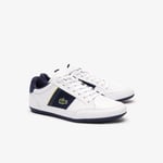 Lacoste Chaymon 223 3 CMA Mens White Leather Lifestyle Trainers Shoes