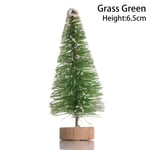 5pcs Artificial Plants Xmas Tree Decoration Christmas Decor Grass Green 6.5cm