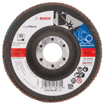 Bosch 2608605451 60 Grit Flap Disc X571 Best for Metal Grinding 115mm
