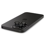 Spigen iPhone 15 Pro Max EZ Fit Linsskydd (2-pack), svart