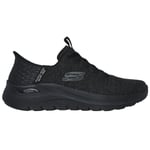 Skechers Men's Arch Fit 2.0 Look Ahead Slip-Ins Black Low Top Sneaker Shoes F