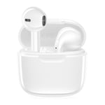 XO EarBuds - TWS Trådløse Bluetooth Høretelefoner med opladerbox - Touch funktion - Hvid