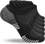 Coskefy Running Socks Cushioned Sports Socks Ankle Socks Trainer Socks For Men 6