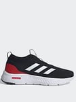 adidas Sportswear Mens Cloudfoam Move Sock Trainer - Black/White, Black/White, Size 12, Men