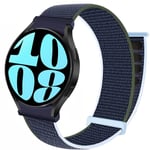 Nylon armbånd No-Gap Samsung Galaxy Watch 6 (40mm) - Abyss