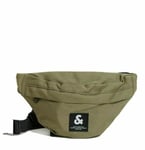 JACK AND JONES Zip Up Army Green Tyson Dusky Bum Bag - Adjustable Strap BNWT