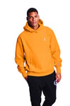 Champion Men's, Reverse Weave Pullover Hooded Sweatshirt, Best Comfortable Hoodies, C Gold/Left Chest C Logo, XL