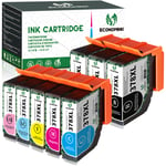 Economink 378XL Ink Cartridge Compatible for Epson 378 XL for Expression Photo XP-8700 XP-8600 XP-8500 XP-8605 HD XP-15000 Printers ( 8 Pack )