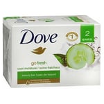 Dove Go Fresh Beauty Bars Cool Moisture 2/4.25 oz By Dove